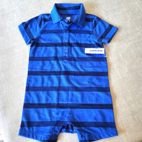 Short Sleeve Old Navy Romper Baby Boy Old Navy Bottoms Nwt Old